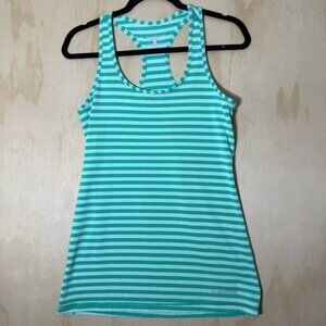 Brooks Women’s Striped Racerback Running Tank Top Size M –